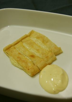 油揚げのチーズはさみ焼をワサマヨで♪-レシピのメイン写真