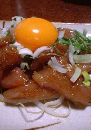 鯵のユッケ風-レシピのメイン写真