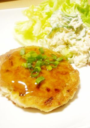 もやしと豆腐でふんわりシャキシャキバーグ-レシピのメイン写真