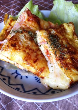 十勝スマートチーズで　ハムピカタ♥-レシピのメイン写真