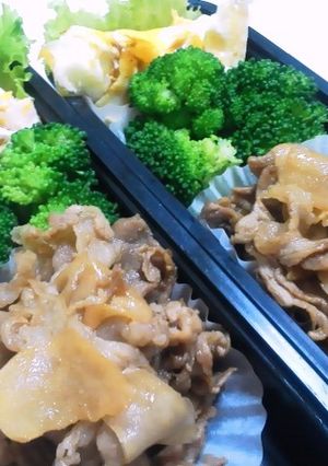 お弁当に…新ショウガと豚肉の炒めもの-レシピのメイン写真