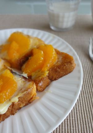 チーズフレンチトースト☆オレンジの香り-レシピのメイン写真