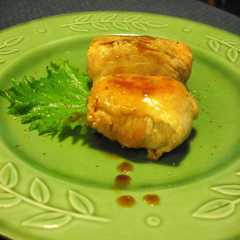 A picture of 豚肉の野菜ロール.