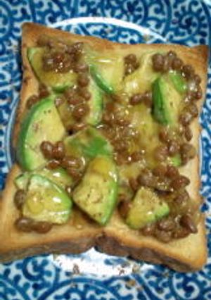 アボ納豆のハニートースト-レシピのメイン写真