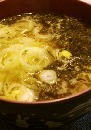 食べてみて♪栄養満点★ぎばさの味噌汁★-レシピのメイン写真