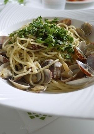旨味たっぷり♪あさりと大葉のパスタ-レシピのメイン写真