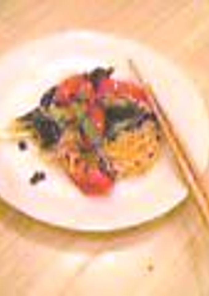 干しトマトと青ネギの塩焼きそば-レシピのメイン写真