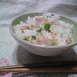 ちょっと洋風☆グリーンピースごはん