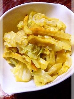 キャベツとちくわのカレー和え-レシピのメイン写真