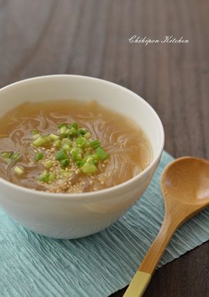 もやしと春雨のサンラータン風スープ☆-レシピのメイン写真