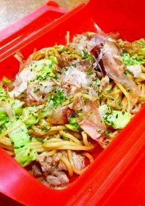 冷凍保存した麺を使って！レンジ焼きそば-レシピのメイン写真
