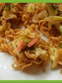 ひとくちインスタント焼きそば!?-レシピのメイン写真