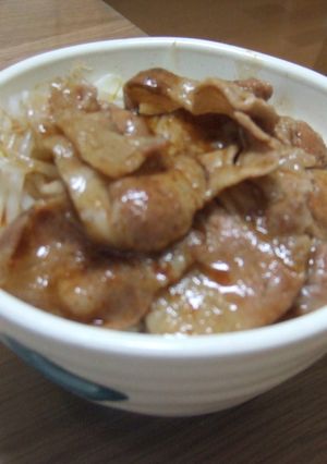 簡単すぎる豚丼-レシピのメイン写真