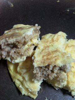 豆腐そぼろの卵焼き。お弁当のおかずにも。-レシピのメイン写真