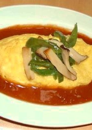 すごくおいしい！あんかけオムスパ-レシピのメイン写真