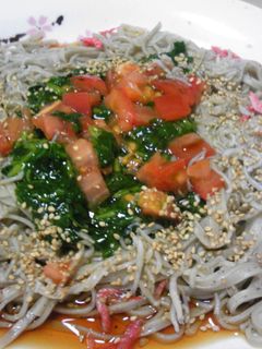 モロヘイヤのぶっかけうどん-レシピのメイン写真
