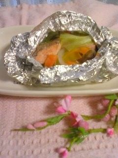 お手軽に♪鮭のホイル蒸し-レシピのメイン写真