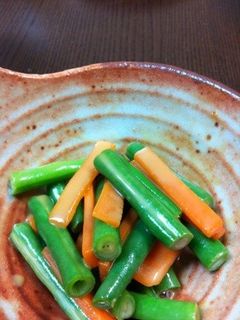 インゲンのピーナツバター和え☆-レシピのメイン写真