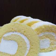 รูปของ レンジで簡単！ふわっふわ☆ロールケーキ☆