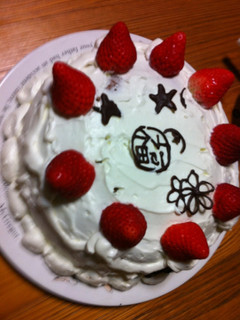 スノーボール風♥いちごのケーキ-レシピのメイン写真