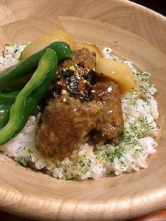すき焼き風味のつくね丼(クラコット入り)-レシピのメイン写真