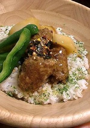 すき焼き風味のつくね丼（クラコット入り）-レシピのメイン写真