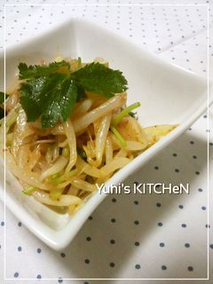 簡単♥もやし玉葱三つ葉の旨辛味噌和え-レシピのメイン写真