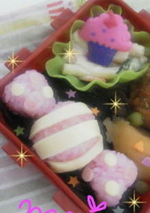 簡単キャラ弁＊飴ちゃん♡-レシピのメイン写真