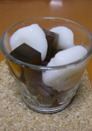麦茶寒天白玉添え-レシピのメイン写真