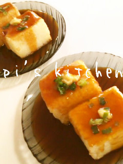 ✿揚げ出し豆腐の甘酢あんかけ✿-レシピのメイン写真