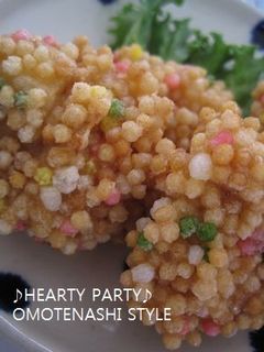 ささみのぶぶあられ揚げ-レシピのメイン写真