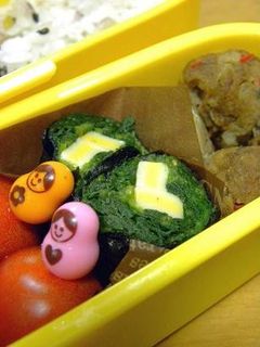 お弁当に☆ほうれん草とチーズの海苔巻き☆-レシピのメイン写真