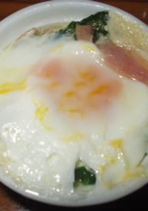 ほうれん草とベーコンのココット-レシピのメイン写真