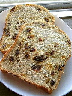 HBで簡単*レーズンたっぷり食パン-レシピのメイン写真
