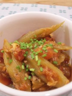 フキのアラビアータ風-レシピのメイン写真