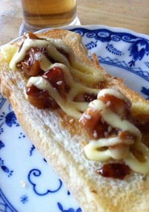 朝ごはんに!テリヤキマヨネーズ食パン-レシピのメイン写真