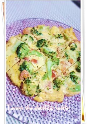 野菜のオープンオムレツ♪マスタード風味-レシピのメイン写真