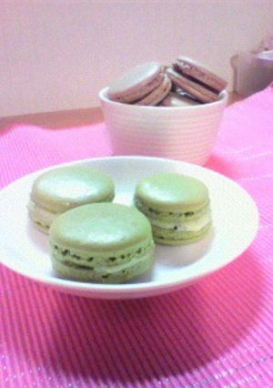 絶対できる＊マカロン＊ココアと抹茶-レシピのメイン写真