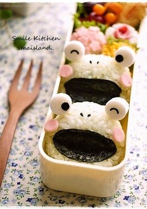 お口パックリ！カエルちゃん＊キャラ弁-レシピのメイン写真