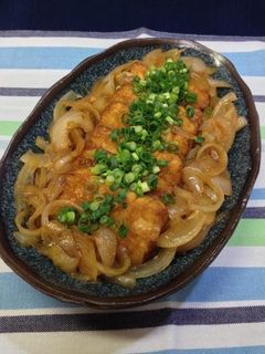 美味しいよ!厚揚げの甘酢生姜焼き-レシピのメイン写真
