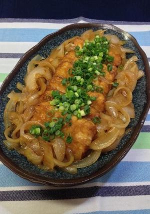美味しいよ!厚揚げの甘酢生姜焼き-レシピのメイン写真