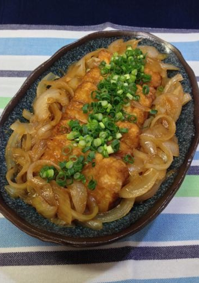 美味しいよ！厚揚げの甘酢生姜焼き-レシピのメイン写真