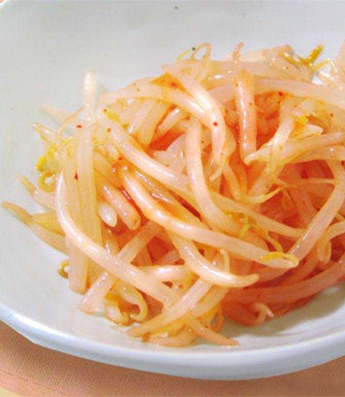 うまからもやしのたれで簡単ピリ辛もやし！ by 富士甚醤油