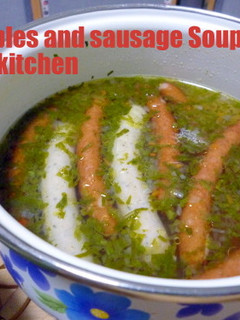 たっぷり野菜とソーセージの旨味スープ♬-レシピのメイン写真