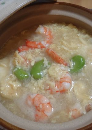 『えびと豆腐の煮込み』-レシピのメイン写真