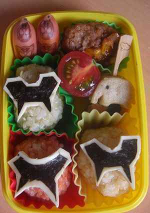 ゴーカイジャー　キャラ弁-レシピのメイン写真