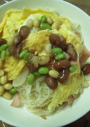 天津飯風焼きソーメン-レシピのメイン写真