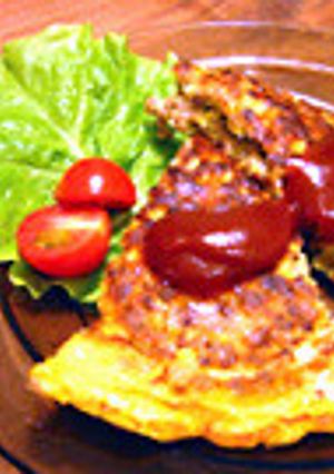 オムレツバーグ-レシピのメイン写真