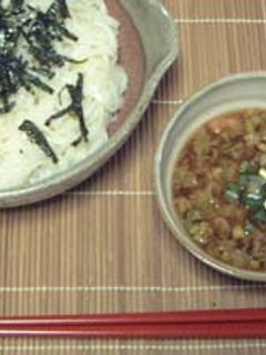 納豆だれ浸け麺-レシピのメイン写真