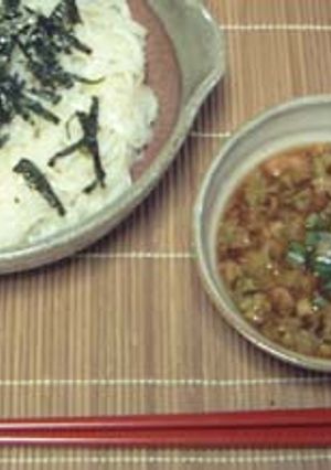 納豆だれ浸け麺-レシピのメイン写真